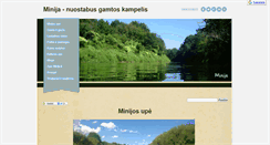 Desktop Screenshot of minija.lt