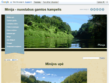 Tablet Screenshot of minija.lt